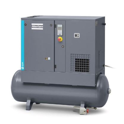 Sprężarka śrubowa ATLAS COPCO G5 FF  8/10 bar ze zbiornikiem 200l