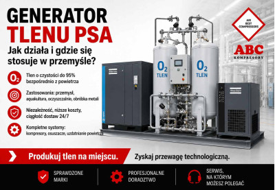 Generator tlenu PSA - jak działa i gdzie się stosuje w przemyśle?