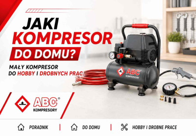 Jaki kompresor do domu? Mały kompresor do hobby i drobnych prac.